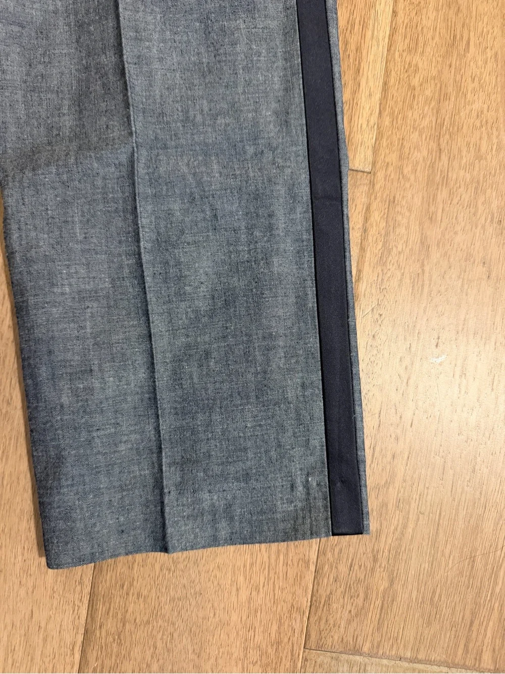 J. Crew Ludlow Slim Tuxedo Dress Pants with Navy Side Stripe
